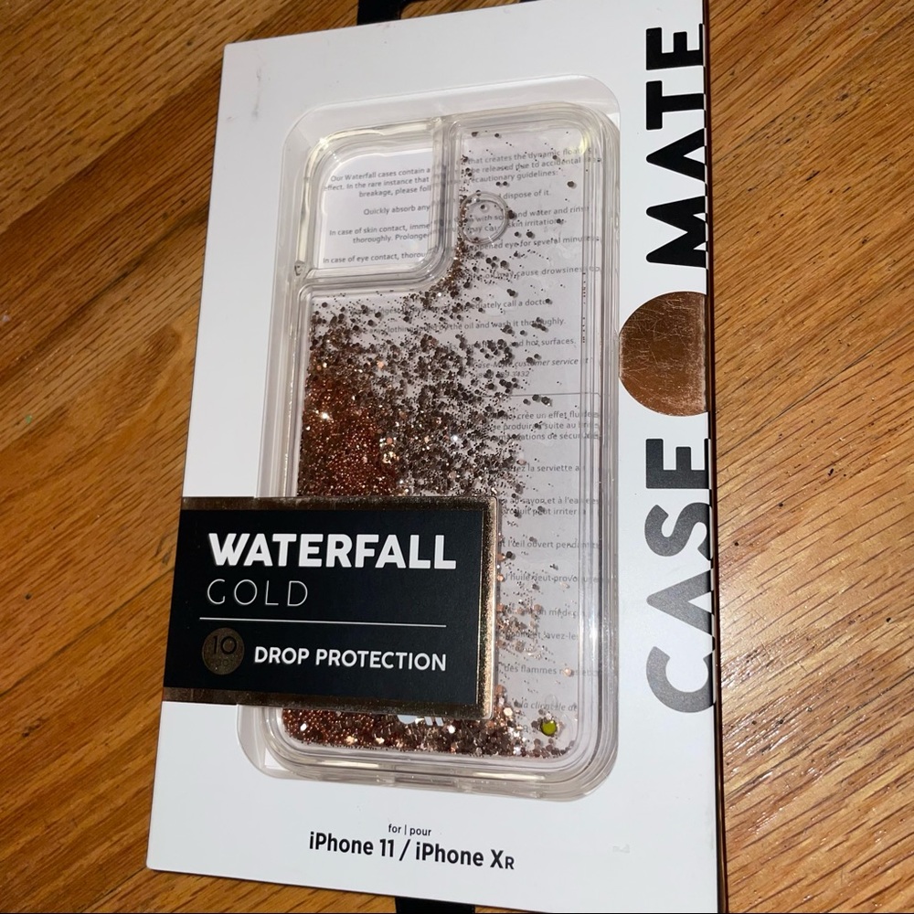 Case Mate iPhone 11/XR Moving Waterfall Sparkle/Glitter Case